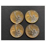 Gold and Silver Layered Presidential Dollars