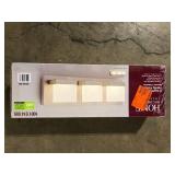 Home Decorators Collection Alberson Collection 3-Light Brushed Nickel LED Vanity Light with Frosted Acrylic Shade  Customer Returns See Pictures