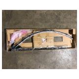 DSI LIGHTING Sorrell 62.5 in. Matte Black Integrated LED Arcing Floor Lamp with Adjustable Color Temperature and Dimming Switch  Customer Returns See Pictures