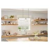 Hampton Bay Myles 3-Light Island Pendant Light Brushed Nickel Finish Clear Glass Shades Customer Returns See Pictures