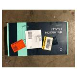 FURUISI Single Handle Mid-Arc Bathroom Faucet with Pop-Up Drain Included and Spot Resistant in Matte Black Customer Returns See Pictures