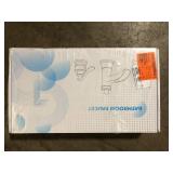 BWE 8 in. Widespread Double Handle Waterfall Bathroom Faucet With Pop-up Drain Assembly in Spot Resist Brushed Nickel  Customer Returns See Pictures