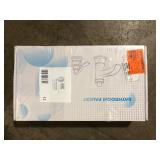 BWE 8 in. Widespread Double Handle Waterfall Bathroom Faucet With Pop-up Drain Assembly in Spot Resist Brushed Nickel  Customer Returns See Pictures