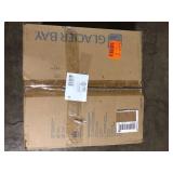 Glacier Bay Aragon 19 in. Drop-In Round Fireclay Bathroom Sink in Bone Customer Returns See Pictures