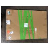 XRAMFY 24 in. W x 32 in. H Irregular Modern Frameless MDF Wall Mirror Customer Returns See Pictures