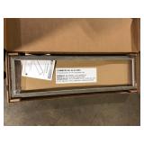 Commercial Electric Augusta 50 in. x 15 in. Black, Washed Gray Frame CCT Selectable LED Flush Mount Ceiling Light 4000 Dimmable Lumens Customer Returns See Pictures