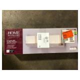 Home Decorators Collection Alberson Collection 3-Light Brushed Nickel LED Vanity Light with Frosted Acrylic Shade   Customer Returns See Pictures