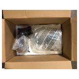 Home Decorators Collection Knollwood 7 in. 1-Light Black Bronze Vintage Brass Accents Industrial Mini Pendant Light for Kitchen   Customer Returns See Pictures