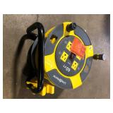 Link2Home 60 ft. 14/3 Extension Cord Storage Reel with 4 Grounded Outlets and Overload Circuit Breaker   Customer Returns See Pictures