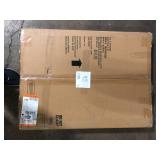 Home Decorators Collection Ashburn 24 in. W x 31 in. H Rectangular Wood Framed Wall Bathroom Vanity Mirror in Mahogany  Customer Returns See Pictures