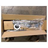 Hampton Bay Myles 3-Light Island Pendant Light Brushed Nickel Finish Clear Glass Shades Customer Returns See Pictures