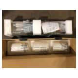 Artika Crystal Cube 13-Watt 3 Light Chrome Modern Integrated LED Pendant Light Fixture for Dining Room or Kitchen Customer Returns See Pictures