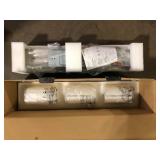 Artika Crystal Cube 13-Watt 3 Light Chrome Modern Integrated LED Pendant Light Fixture for Dining Room or Kitchen Customer Returns See Pictures