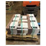 42 Boxes of TrafficMaster Honeycomb 4 MIL x 12 in. W x 12 in. L Peel and Stick Water Resistant Vinyl Tile Flooring (30 sqft/case)   Customer Returns See Pictures