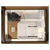 KeonJinn 14 in. W x 18 in. H Rectangular Frameless Aluminum Silver Medicine Cabinet with Mirror Customer Returns See Pictures