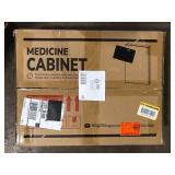 KeonJinn 14 in. W x 18 in. H Rectangular Frameless Aluminum Silver Medicine Cabinet with Mirror Customer Returns See Pictures