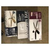 Lot of Assorted Ceiling Lighting Fans Various Models and Conditions  Customer Returns See Pictures