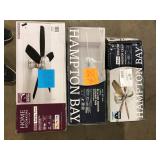 Lot of Assorted Ceiling Lighting Fans Various Models and Conditions  Customer Returns See Pictures