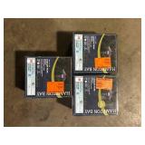 Lot of Hampton Bay Vernon Park 120 Lumen Low Voltage Black Integrated LED Aluminum Outdoor Path Light Powered by Hubspace (1-Pack)  Customer Returns See Pictures