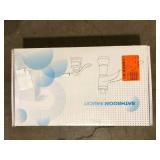 BWE 8 in. Widespread Double Handle Waterfall Bathroom Faucet With Pop-up Drain Assembly in Spot Resist Brushed Nickel  Customer Returns See Pictures