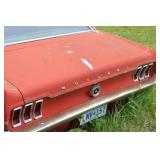 1965 or 1966 Ford Mustang Coupe Project Car - Parts Only