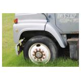 Used Ford Semi Truck Chassis with Attached Storage Box - Parts Only