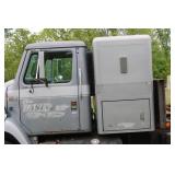 Used Ford Semi Truck Chassis with Attached Storage Box - Parts Only