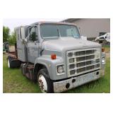 Used Ford Semi Truck Chassis with Attached Storage Box - Parts Only