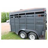 Used Horse Trailer with Dual Axle