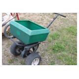 Green Garden seed spreader with Handle