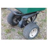 Green Garden seed spreader with Handle