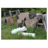 Collection of Assorted Granite and Stone Slabs for Outdoor Projects