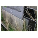 Collection of Assorted Granite and Stone Slabs for Outdoor Projects