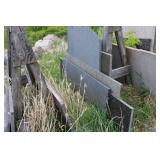 Collection of Assorted Granite and Stone Slabs for Outdoor Projects