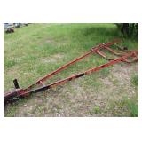 Used Boat Trailer Frame with Rust and Wear