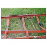Used Boat Trailer Frame with Rust and Wear