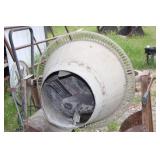 Used Concrete Mixer and Wheelbarrow Set
