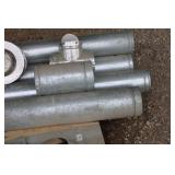 Collection of Galvanized HVAC Ducting and Fittings