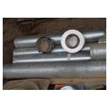 Collection of Galvanized HVAC Ducting and Fittings