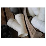 Lot of Plumbing PVCFittings and Pumps with Hoses and Fitting Tools