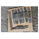 Set of 8 Used Lawn Mower Blades
