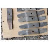 Set of 8 Used Lawn Mower Blades