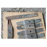 Set of 8 Used Lawn Mower Blades