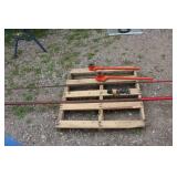 Set of Industrial Plumbers Pipe Threading Tools and Accessories