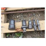 Set of Industrial Plumbers Pipe Threading Tools and Accessories