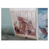 Coca-Cola Collectibles Set: Trays, Posters, Glassware, and Decorative Items