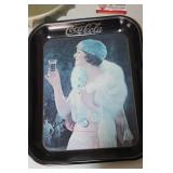 Coca-Cola Collectibles Set: Trays, Posters, Glassware, and Decorative Items