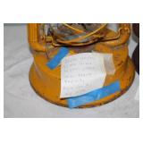 Set of 4 Vintage Dietz Oil Lanterns in Mixed Colors