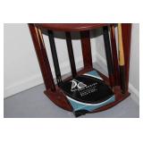 Classic Billiard Table with Cues and Accessories