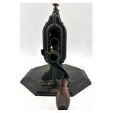 Vintage Lucite Box Purse with Floral Design Handle